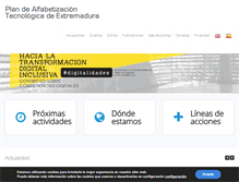 Tablet Screenshot of nccextremadura.org